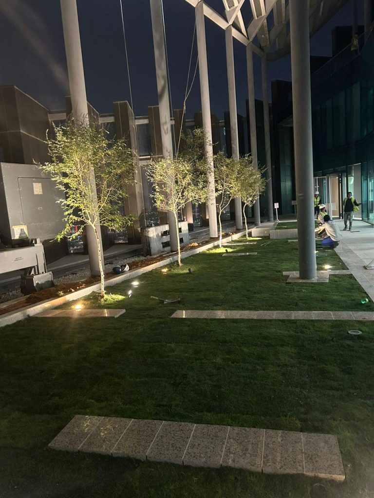 Riyadh bank head office in king Abdullah financial district ( kafd )