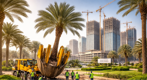 Tree Transplanting Solutions for Real Estate Developers in Riyadh